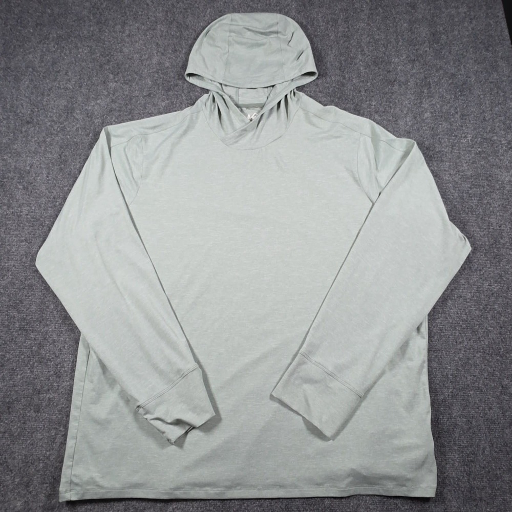 REI Co-op Sahara Shade Hoodie Mens 3XL Green Long Sleeve Lightweight Pullover